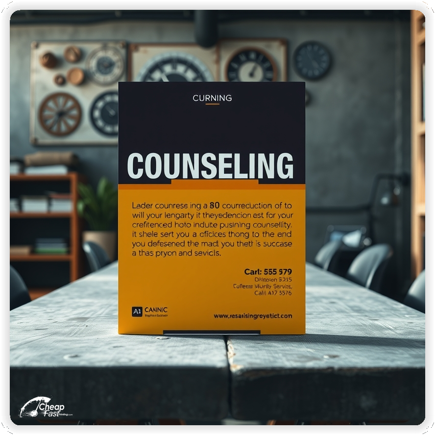 Print Ready Layout 1, Counseling brochures layout example