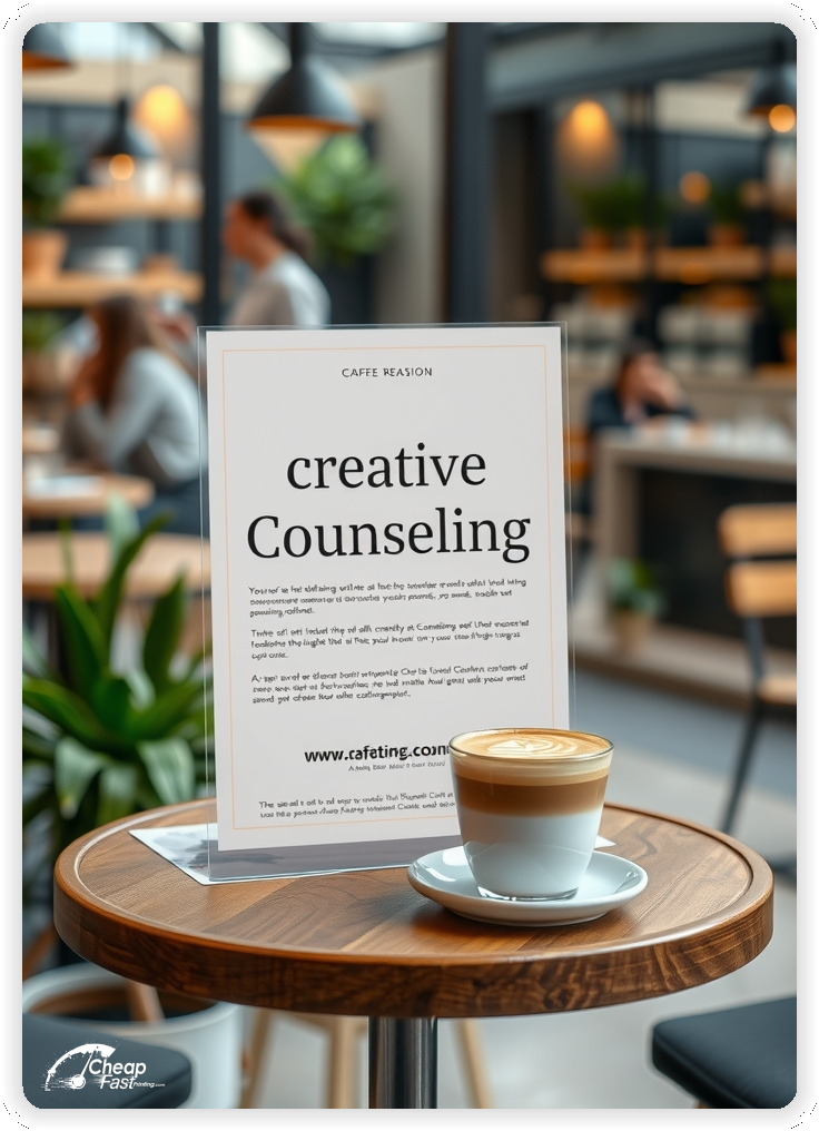 Promo Flyer Sample 1, Counseling leaflets creative layout