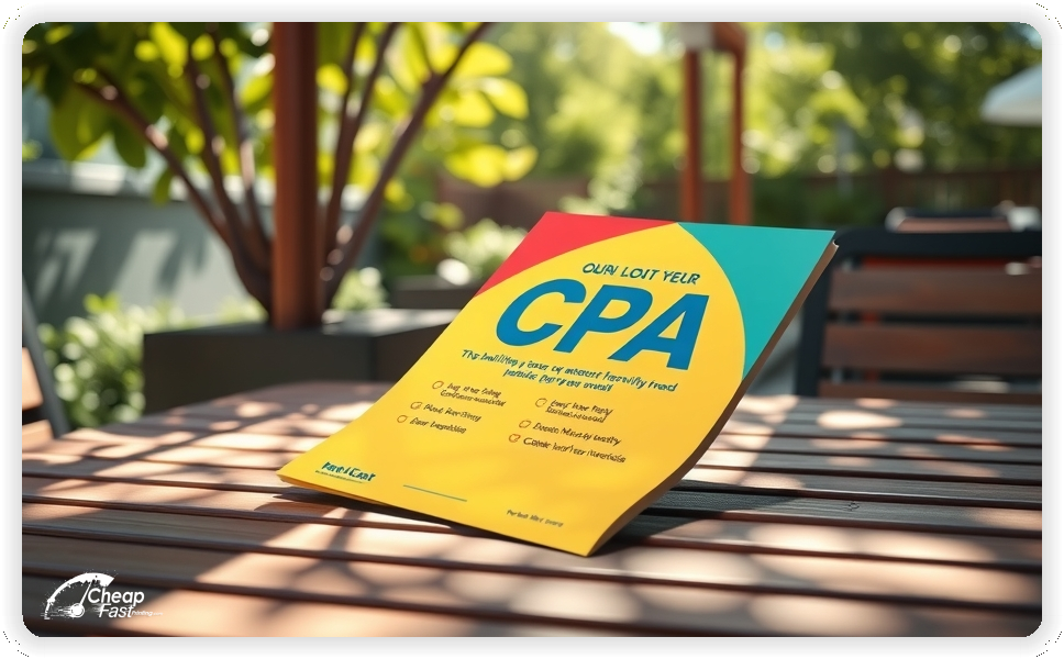 Marketing Handout Design 1, Cpa pamphlets design example