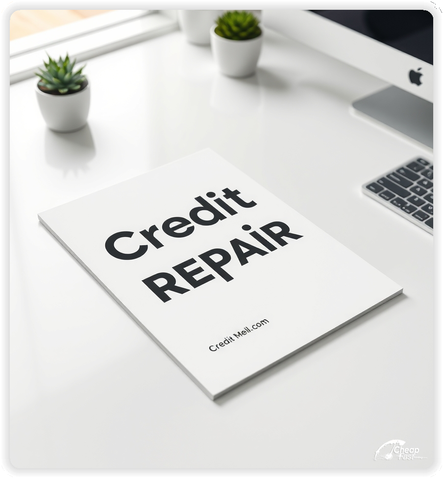 Print Ready Layout 1, Credit Repair brochures layout example