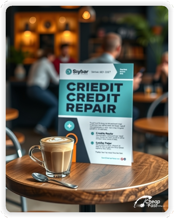 Professional Circular 1, Credit Repair handouts print sample