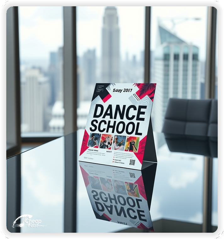 High Quality Leaflet 1, Dance School circulars promotion design