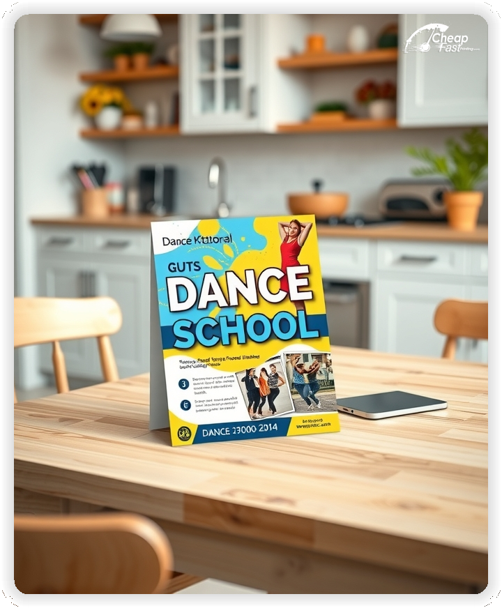 Professional Circular 1, Dance School handouts print sample