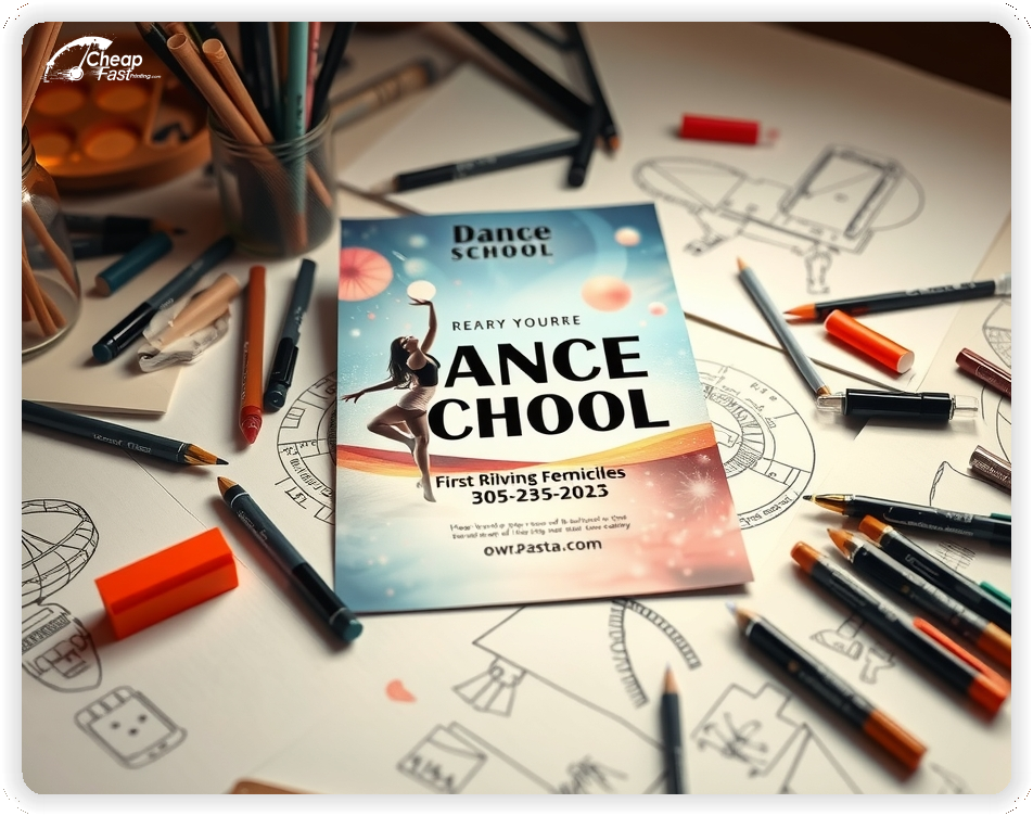 Promotional Material 1, Dance School marketing materials marketing piece