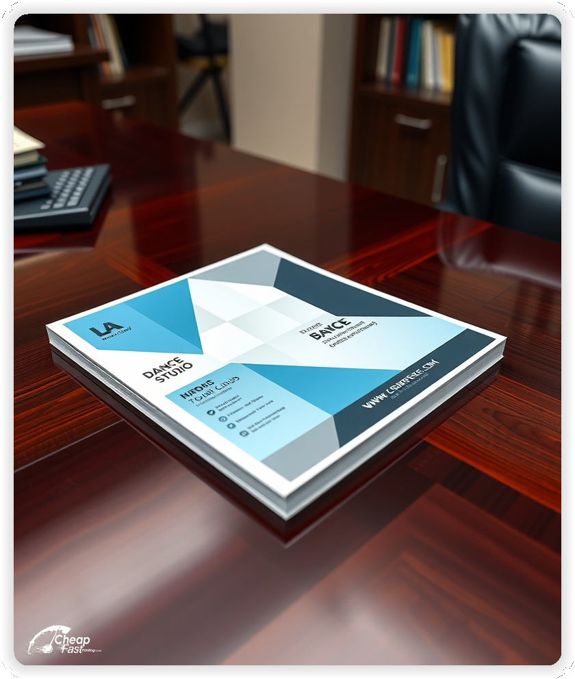 Promo Flyer Sample 1, Dance Studio leaflets creative layout