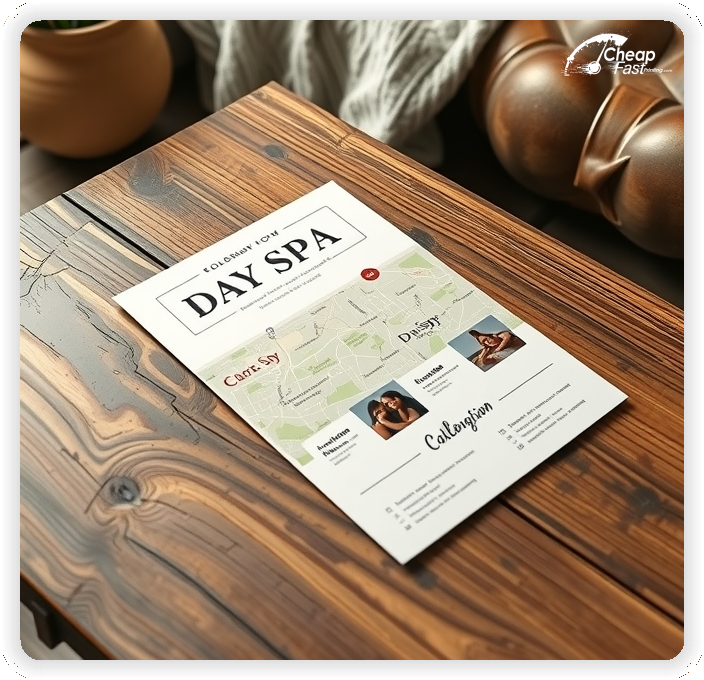 High Quality Leaflet 1, Day Spa circulars promotion design