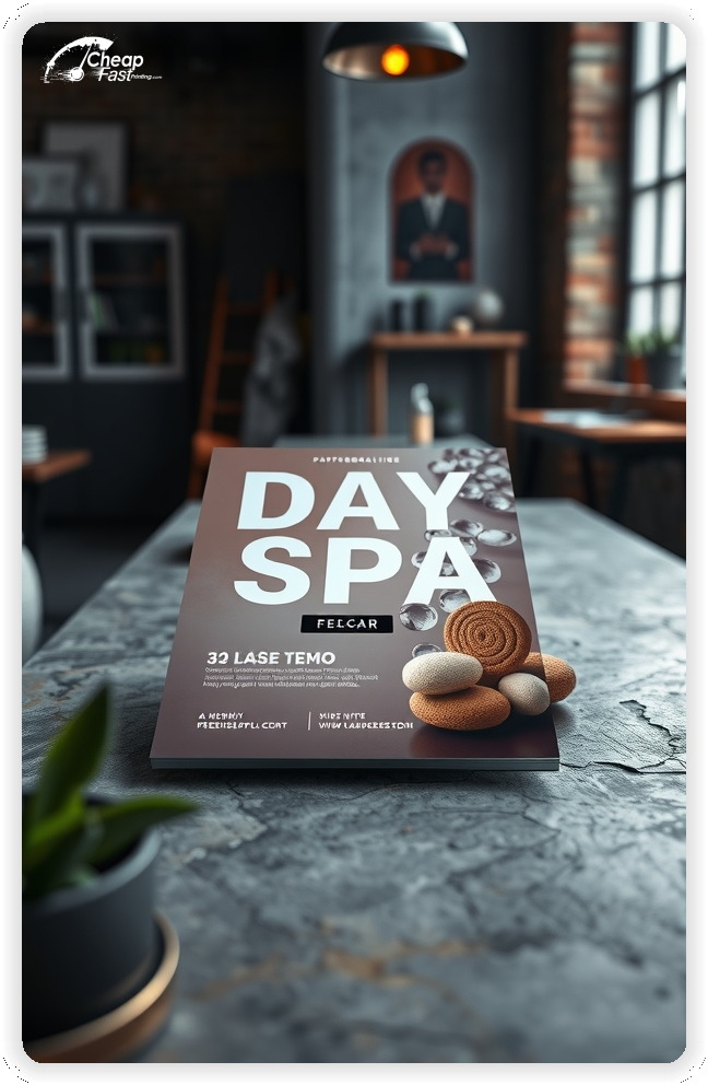 Promo Flyer Sample 1, Day Spa leaflets creative layout