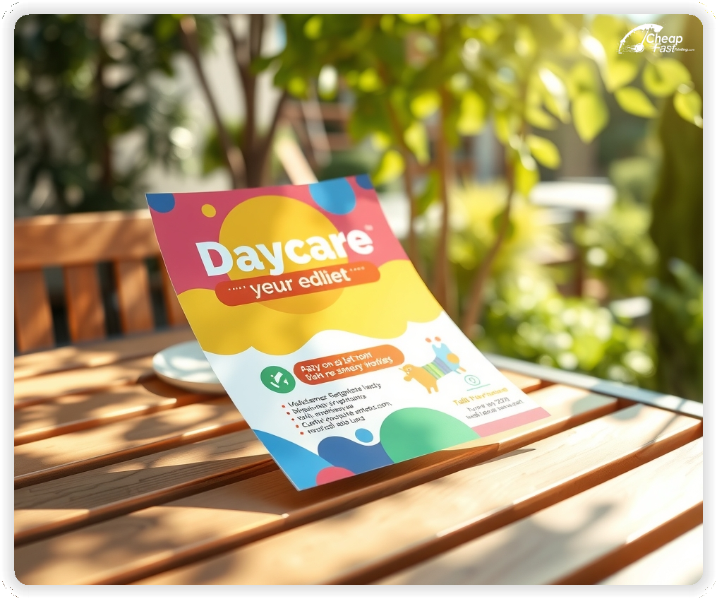 High Quality Leaflet 1, Daycare circulars promotion design