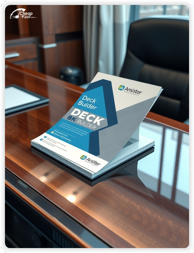 High Quality Leaflet 1, Deck Builder circulars promotion design