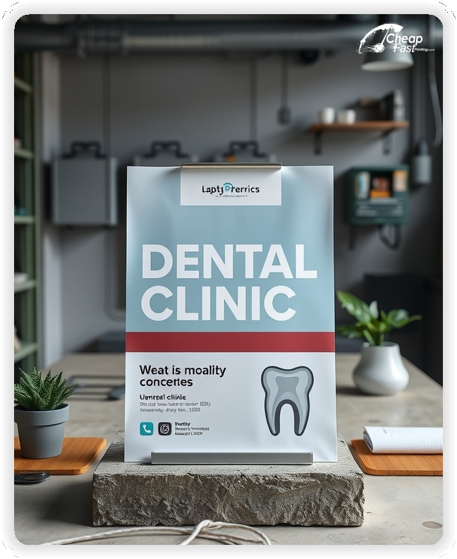 Creative Print Design 1, Dental Clinic promo cards creative layout
