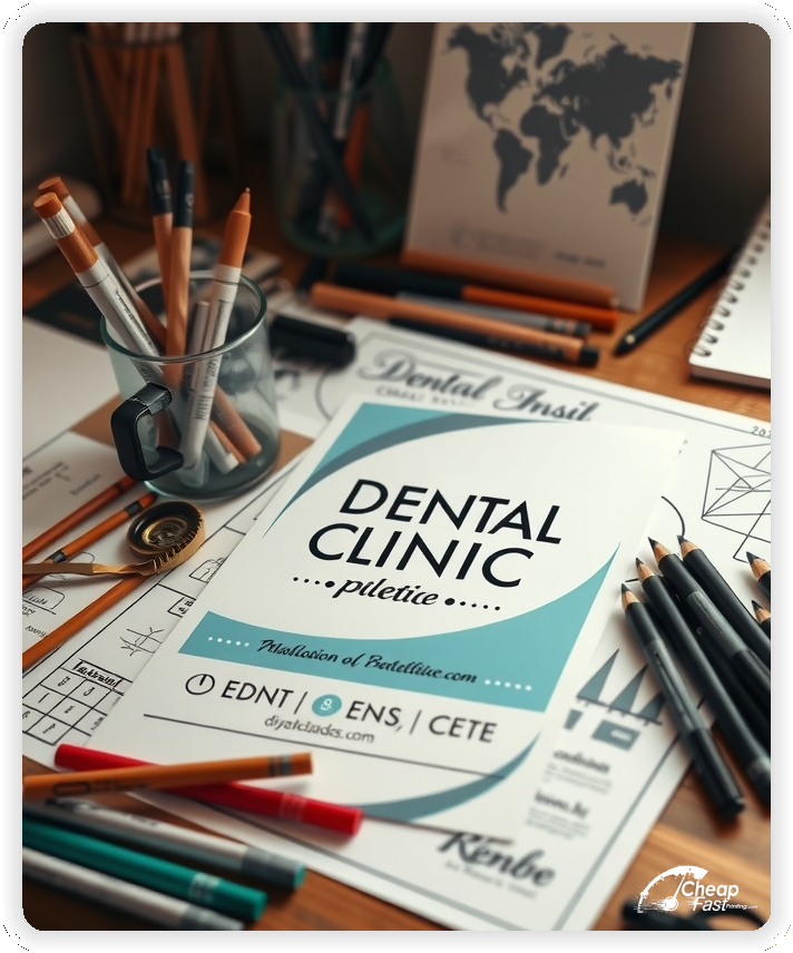 Custom Business Piece 1, Dental Clinic advertisements marketing piece