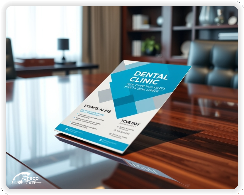 Print Ready Layout 1, Dental Clinic brochures layout example