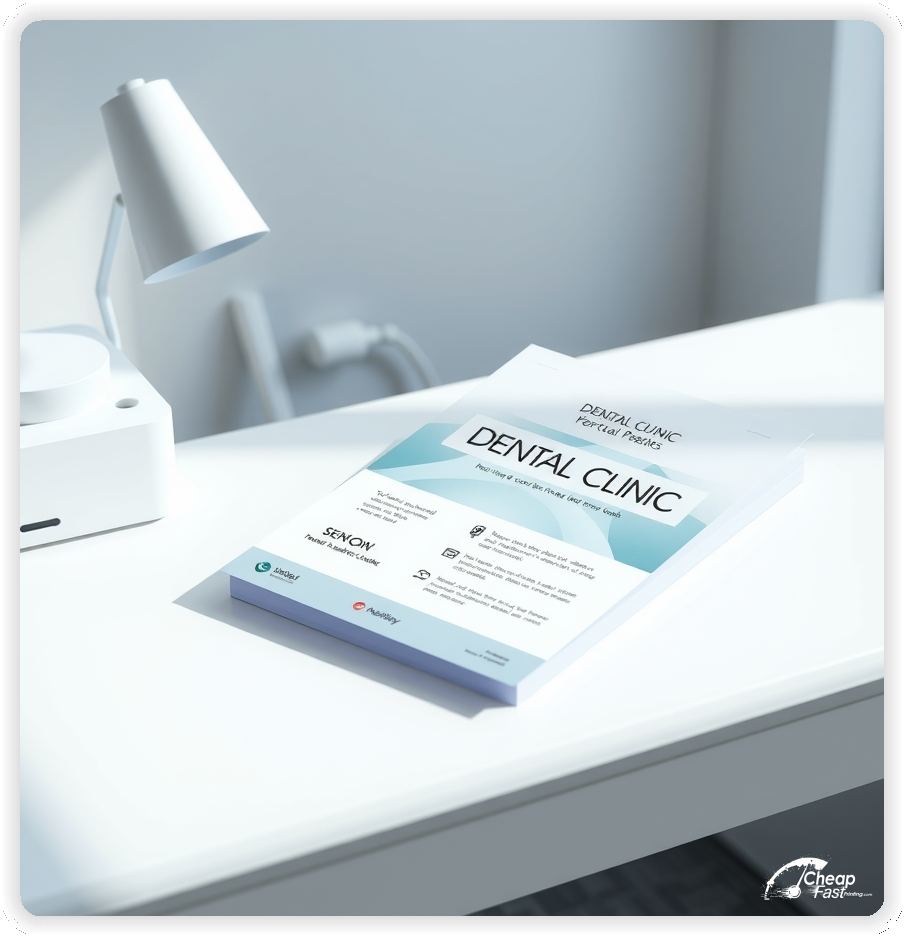 Professional Circular 1, Dental Clinic handouts print sample