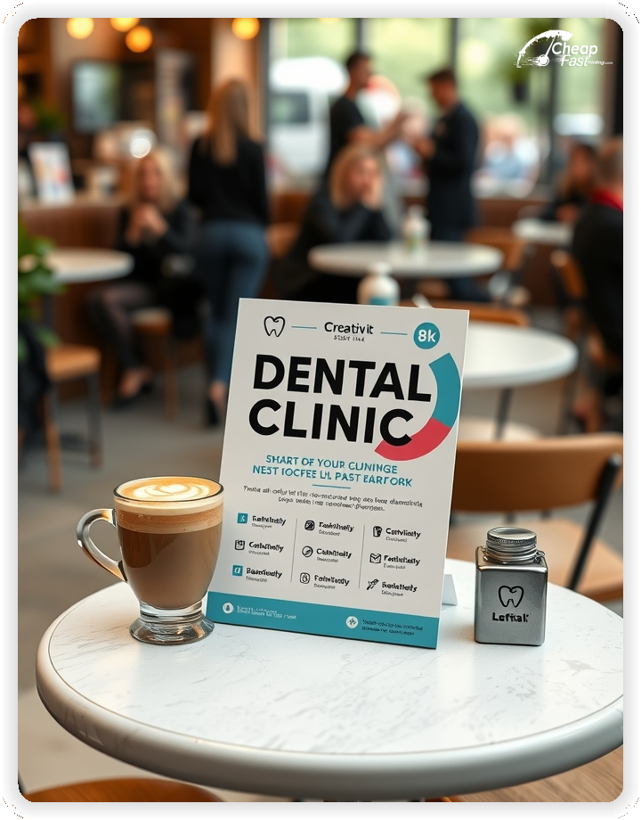 Promotional Material 1, Dental Clinic marketing materials marketing piece