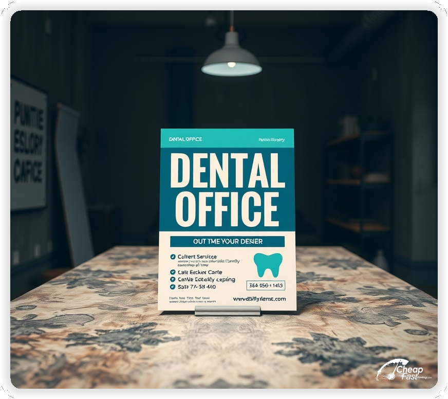 Advertising Brochure 1, Dental Office leaflets layout example