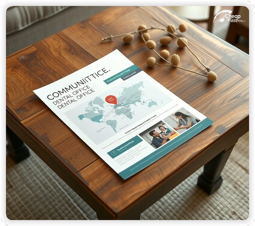 Creative Print Design 1, Dental Office promo cards creative layout