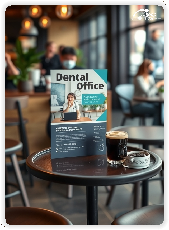 Marketing Handout Design 1, Dental Office pamphlets design example