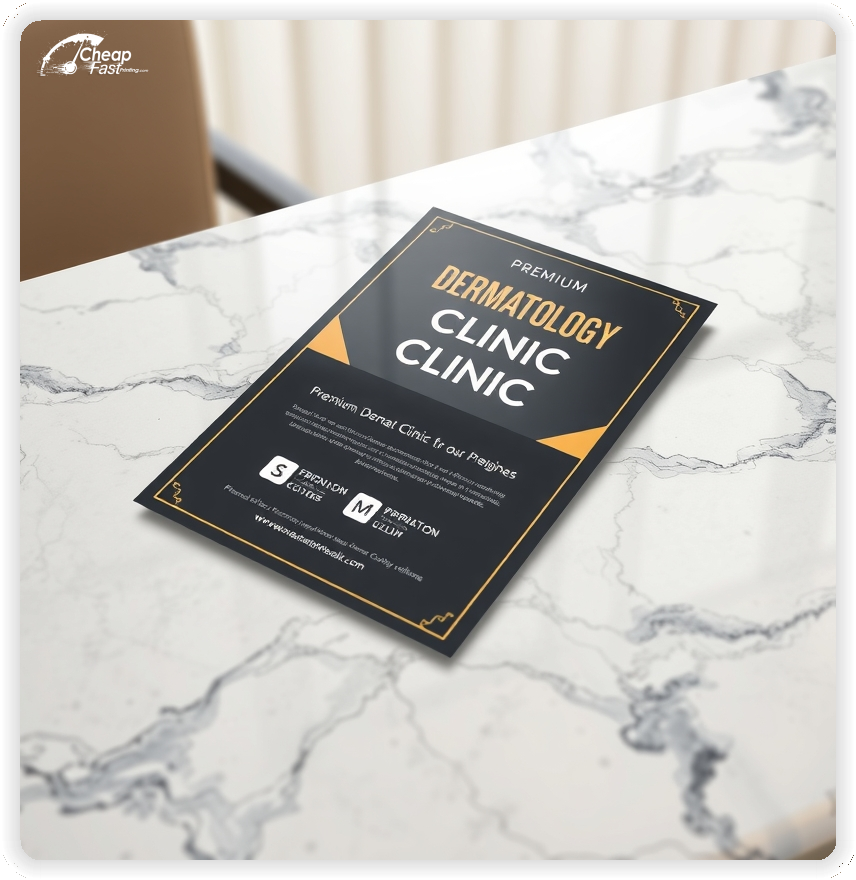 Advertising Brochure 1, Dermatology Clinic leaflets layout example