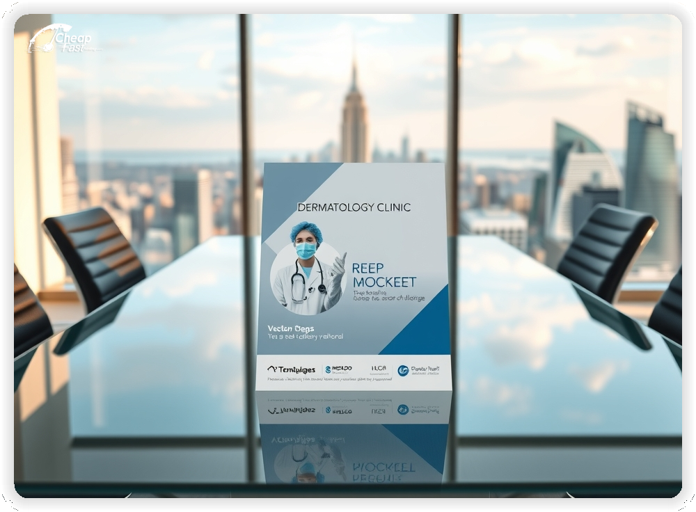 Professional Circular 1, Dermatology Clinic handouts print sample