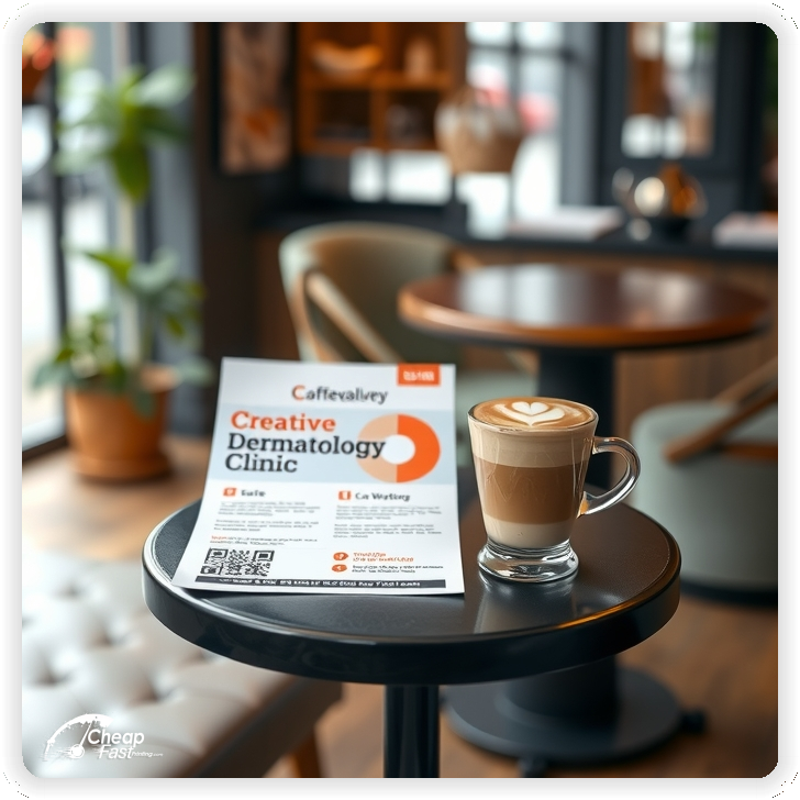 Promo Flyer Sample 1, Dermatology Clinic leaflets creative layout