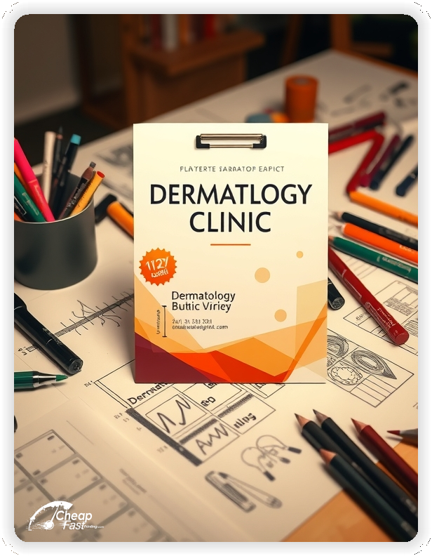 Promotional Material 1, Dermatology Clinic marketing materials marketing piece
