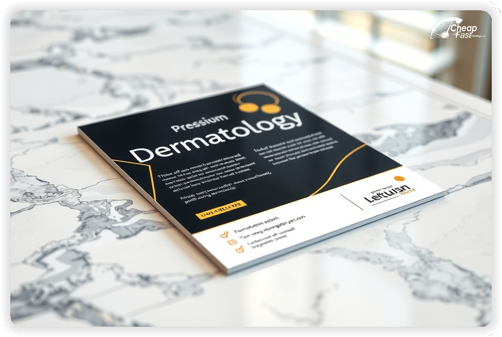 Print Ready Layout 1, Dermatology brochures layout example