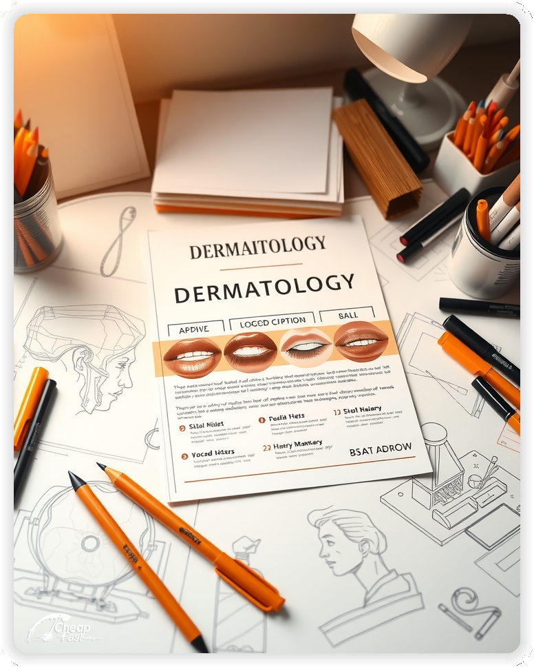 Promo Flyer Sample 1, Dermatology leaflets creative layout