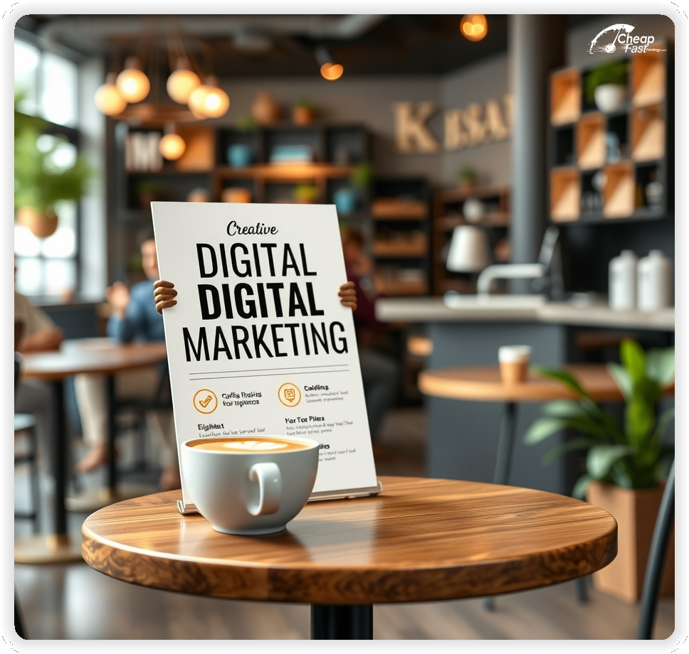 Professional Circular 1, Digital Marketing handouts print sample