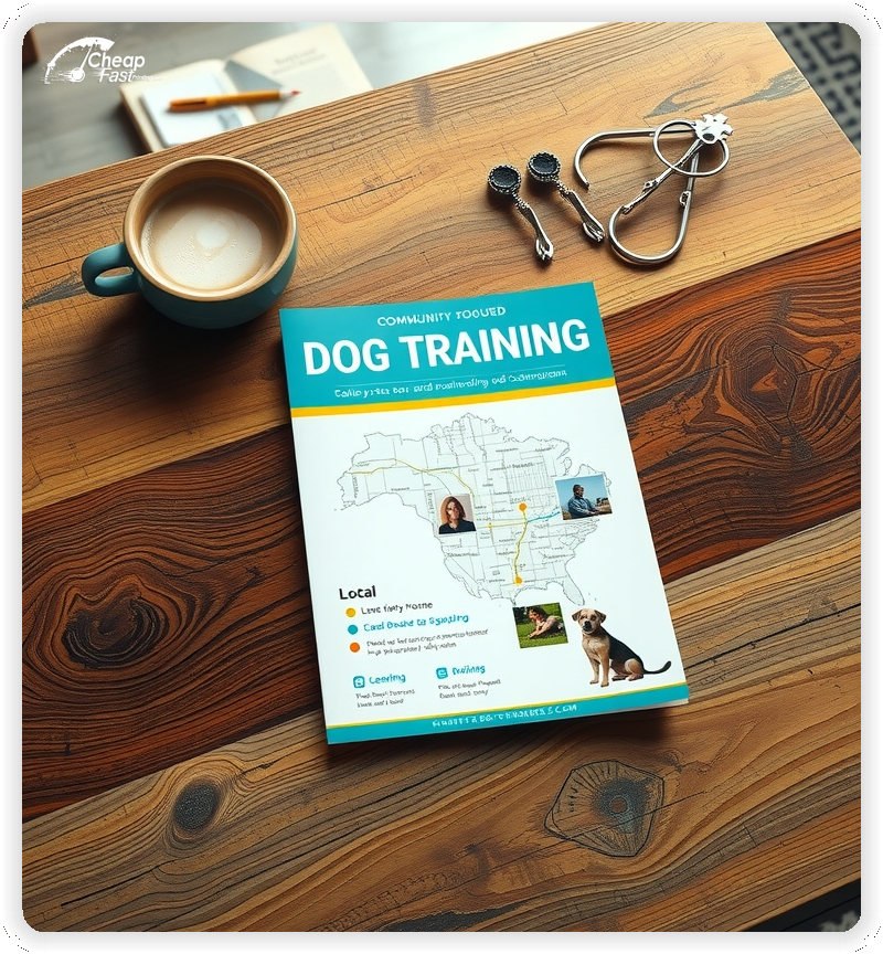 Promo Flyer Sample 1, Dog Training leaflets creative layout