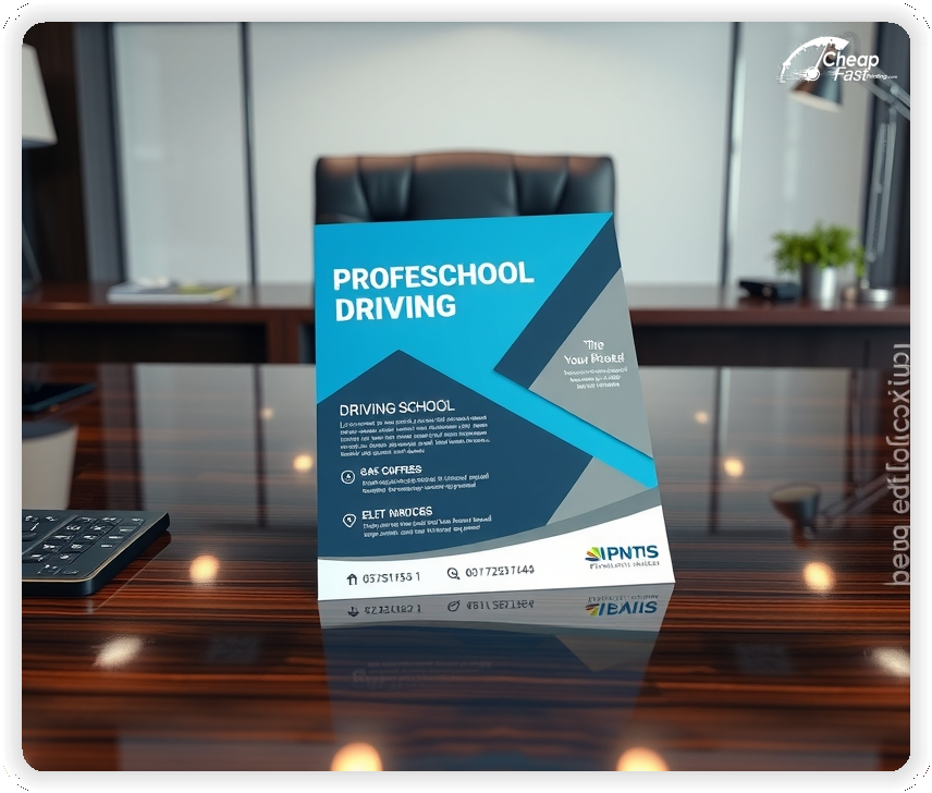 Buy Driving School Brochure, Driving School marketing materials print sample