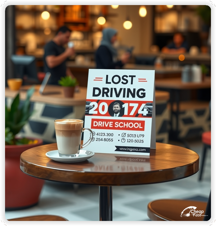 Promotional Material 1, Driving School marketing materials marketing piece