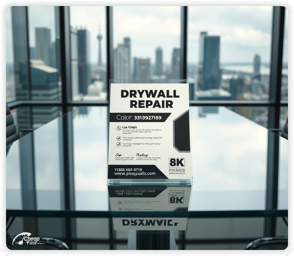 Custom Business Piece 1, Drywall Repair advertisements marketing piece