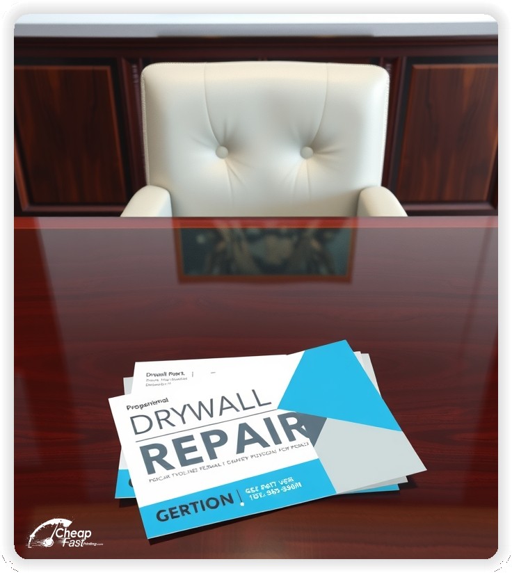 Marketing Handout Design 1, Drywall Repair pamphlets design example