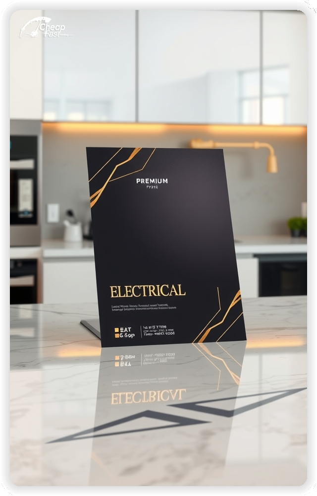 Custom Electrical Pamphlet, Electrical advertisements marketing piece