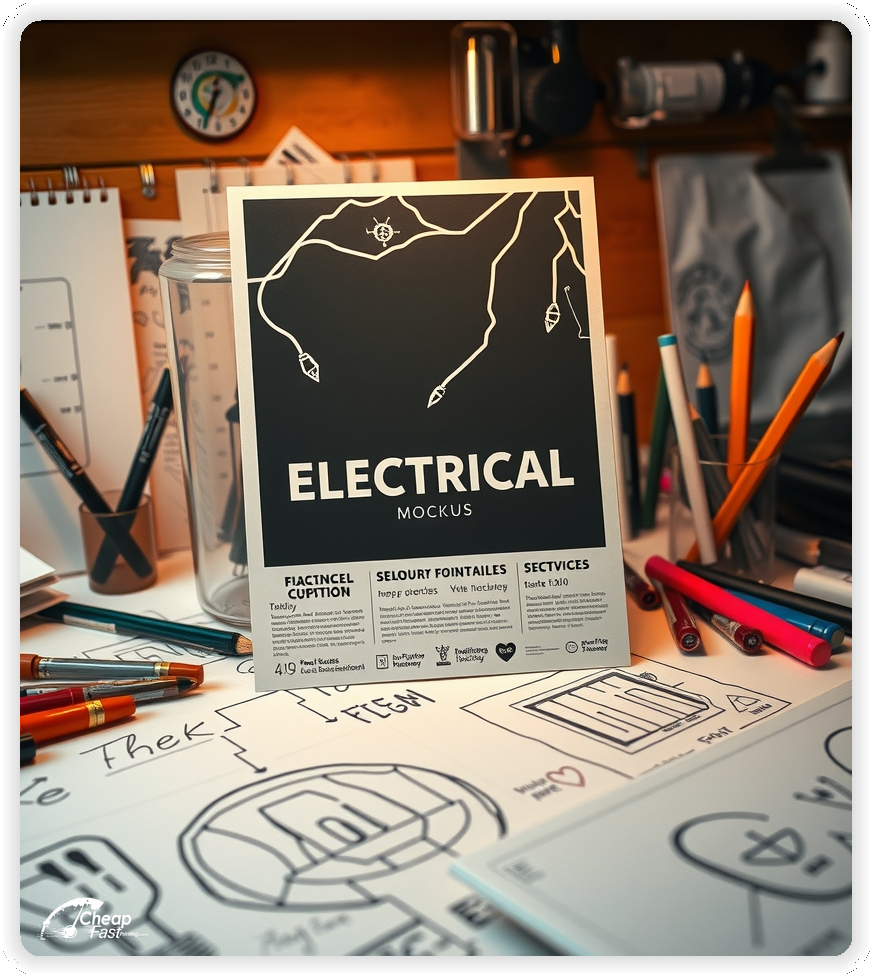 High Quality Leaflet 1, Electrical circulars promotion design