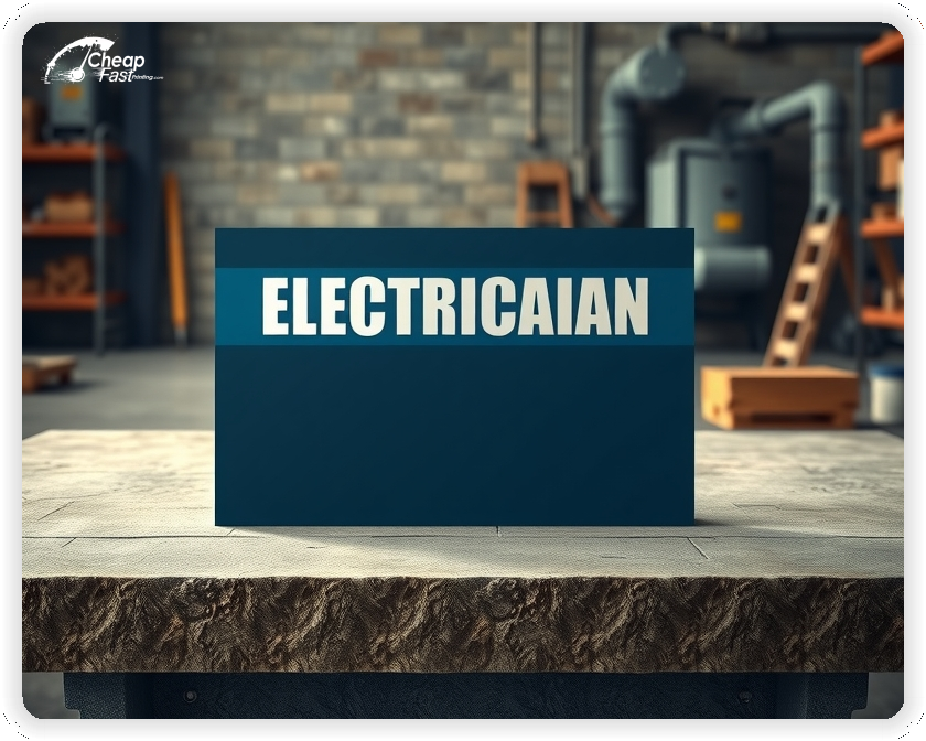 Creative Print Design 1, Electrician advertisements marketing piece