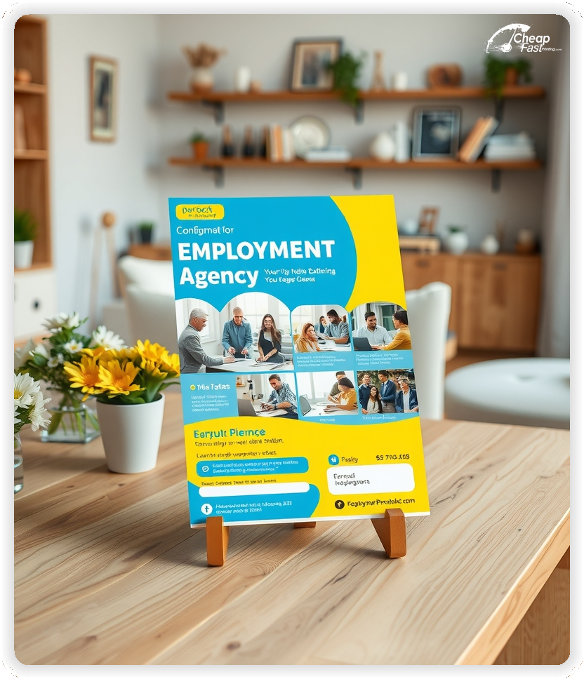 Marketing Handout Design 1, Employment Agency pamphlets design example
