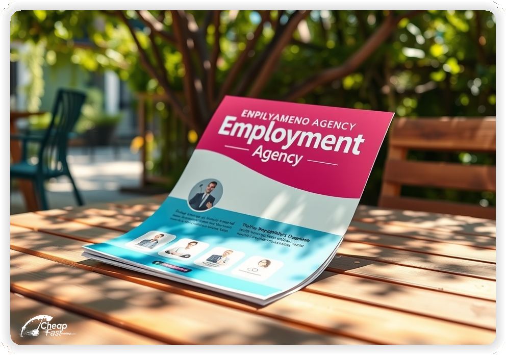 Promotional Material 1, Employment Agency marketing materials marketing piece