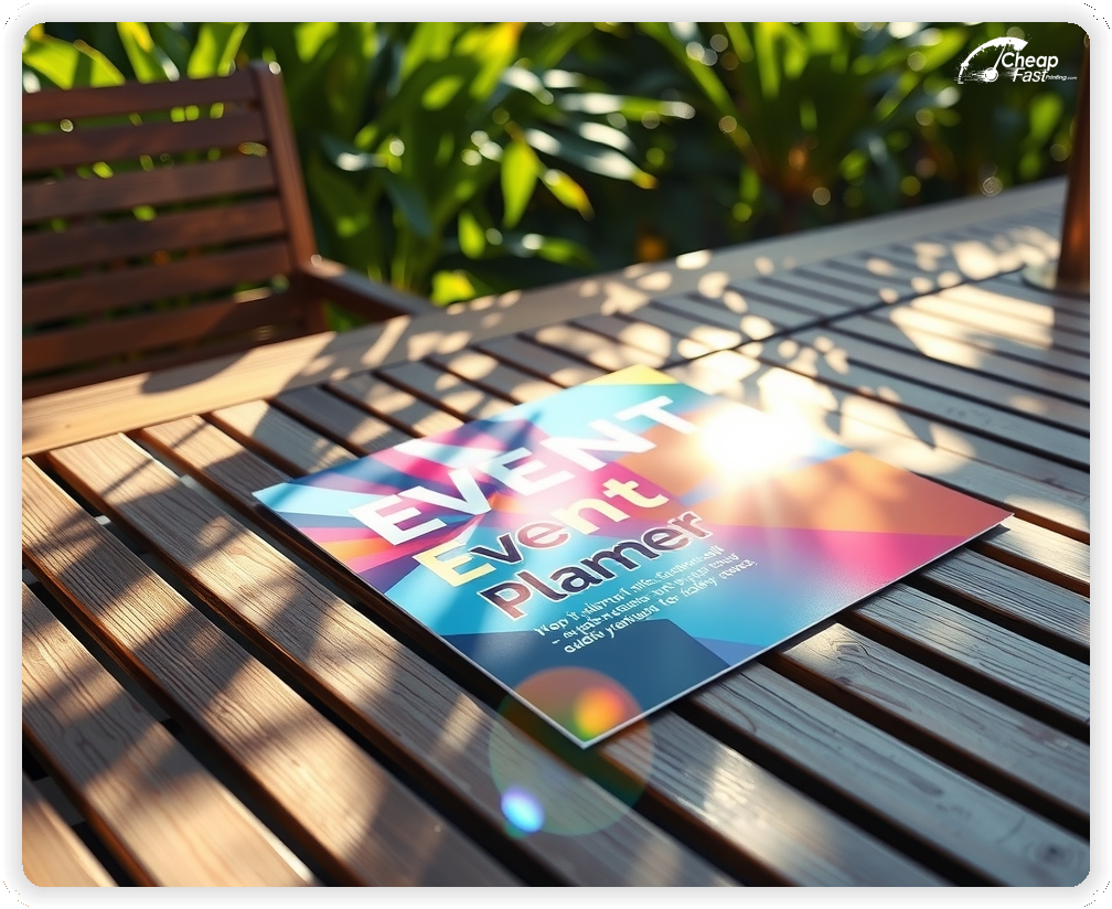 Custom Business Piece 1, Event Planner advertisements marketing piece