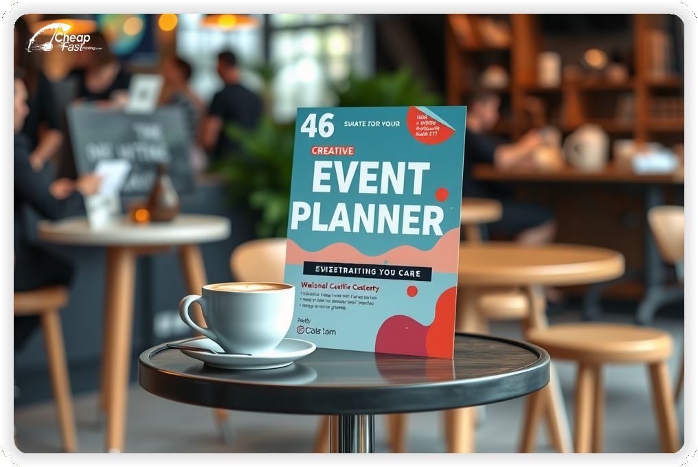 High Quality Leaflet 1, Event Planner circulars promotion design