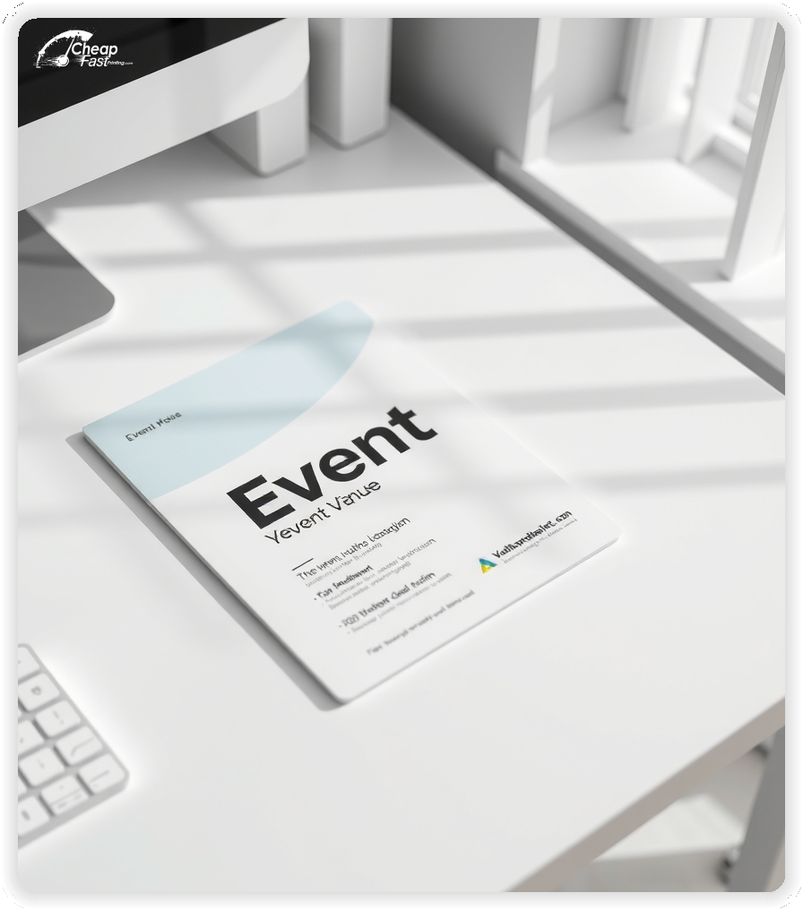 Print Ready Layout 1, Event Venue brochures layout example