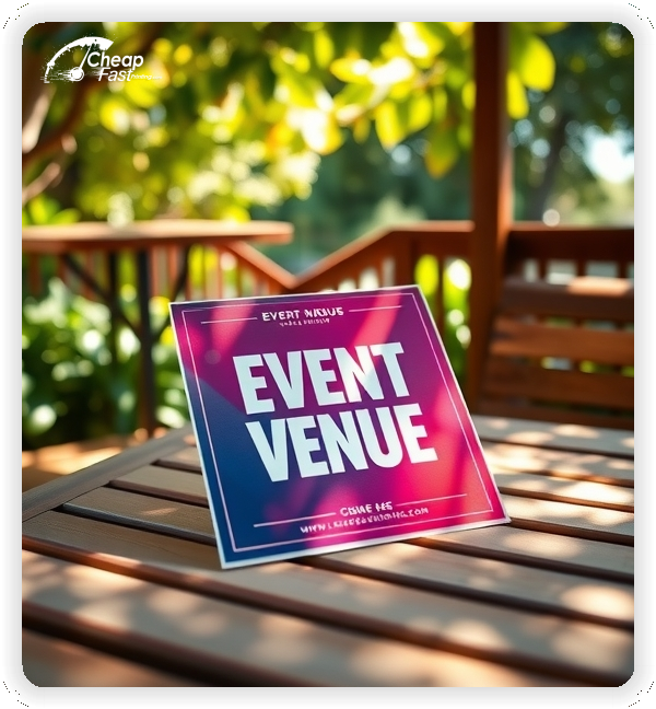 Promo Flyer Sample 1, Event Venue leaflets creative layout