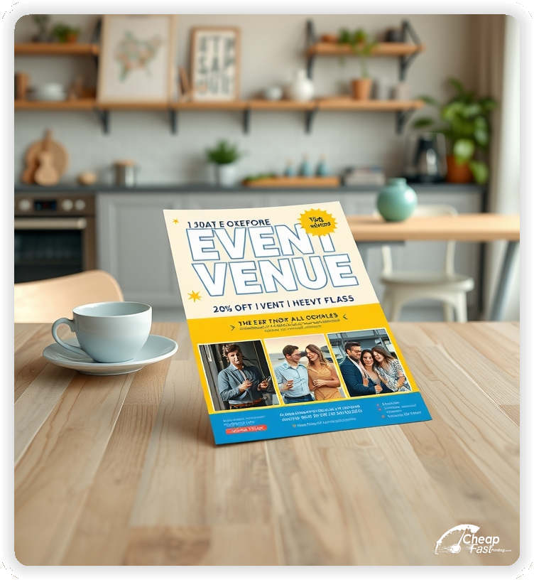 Promotional Material 1, Event Venue marketing materials marketing piece