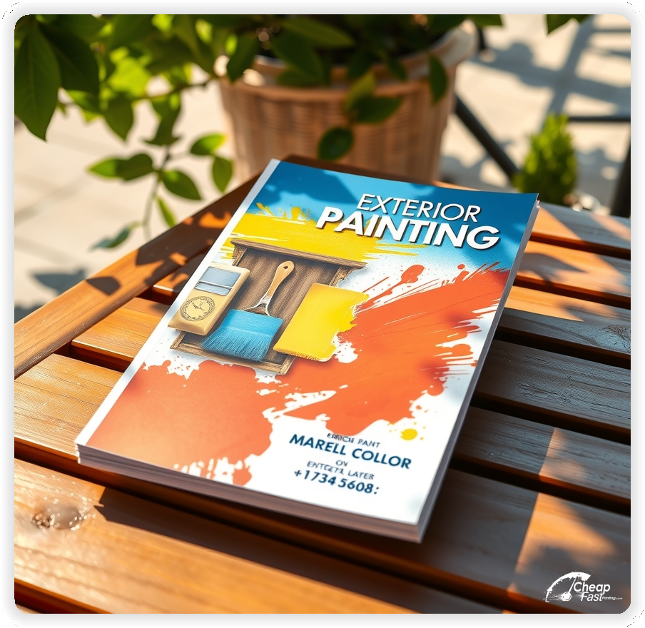 Professional Circular 1, Exterior Painting handouts print sample