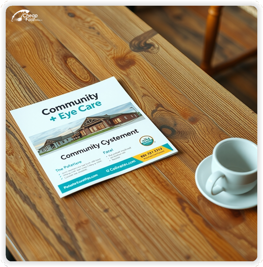 Professional Circular 1, Eye Care handouts print sample