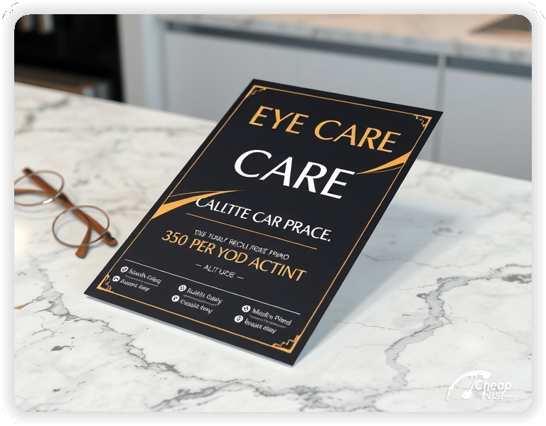 Promotional Material 1, Eye Care marketing materials marketing piece