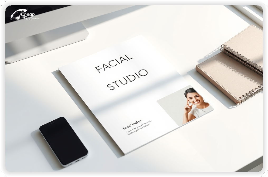 High Quality Leaflet 1, Facial Studio circulars promotion design