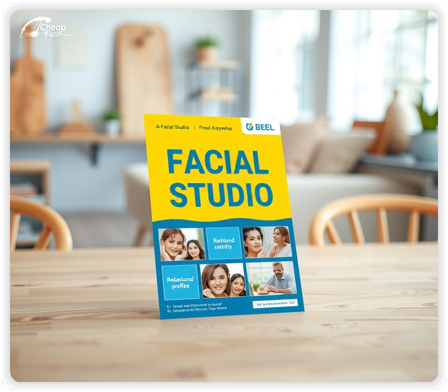 Promo Flyer Sample 1, Facial Studio leaflets creative layout