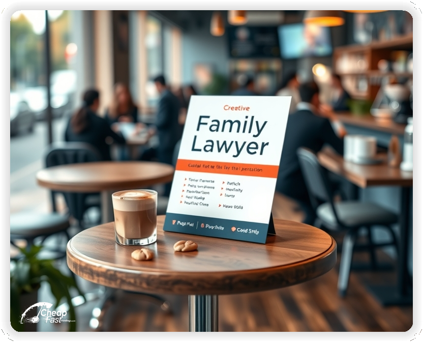 High Quality Leaflet 1, Family Lawyer circulars promotion design