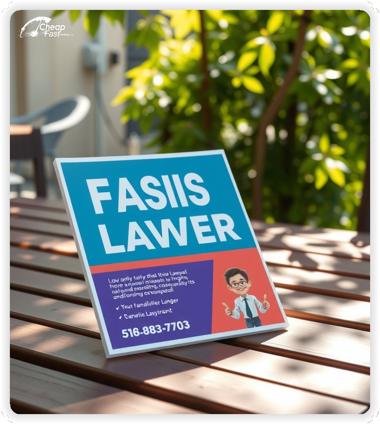 Marketing Handout Design 1, Family Lawyer pamphlets design example